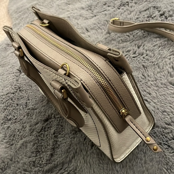 Fossil Claire Mini Satchel in Snakeskin Texture - Picture 4 of 15